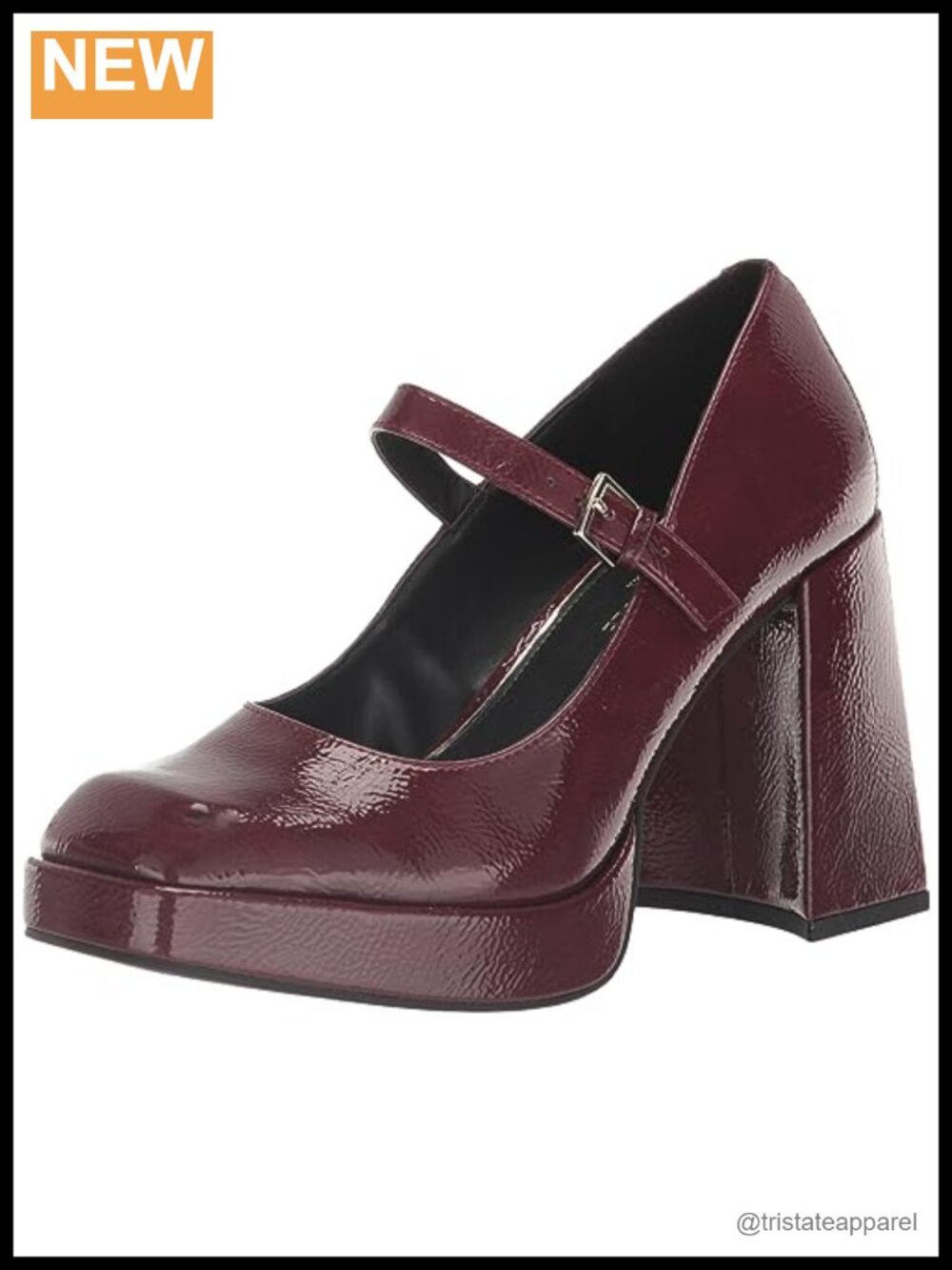 Kenneth Cole New York Brynne Pump Sandal with Block Heel and Adjustable Buckle